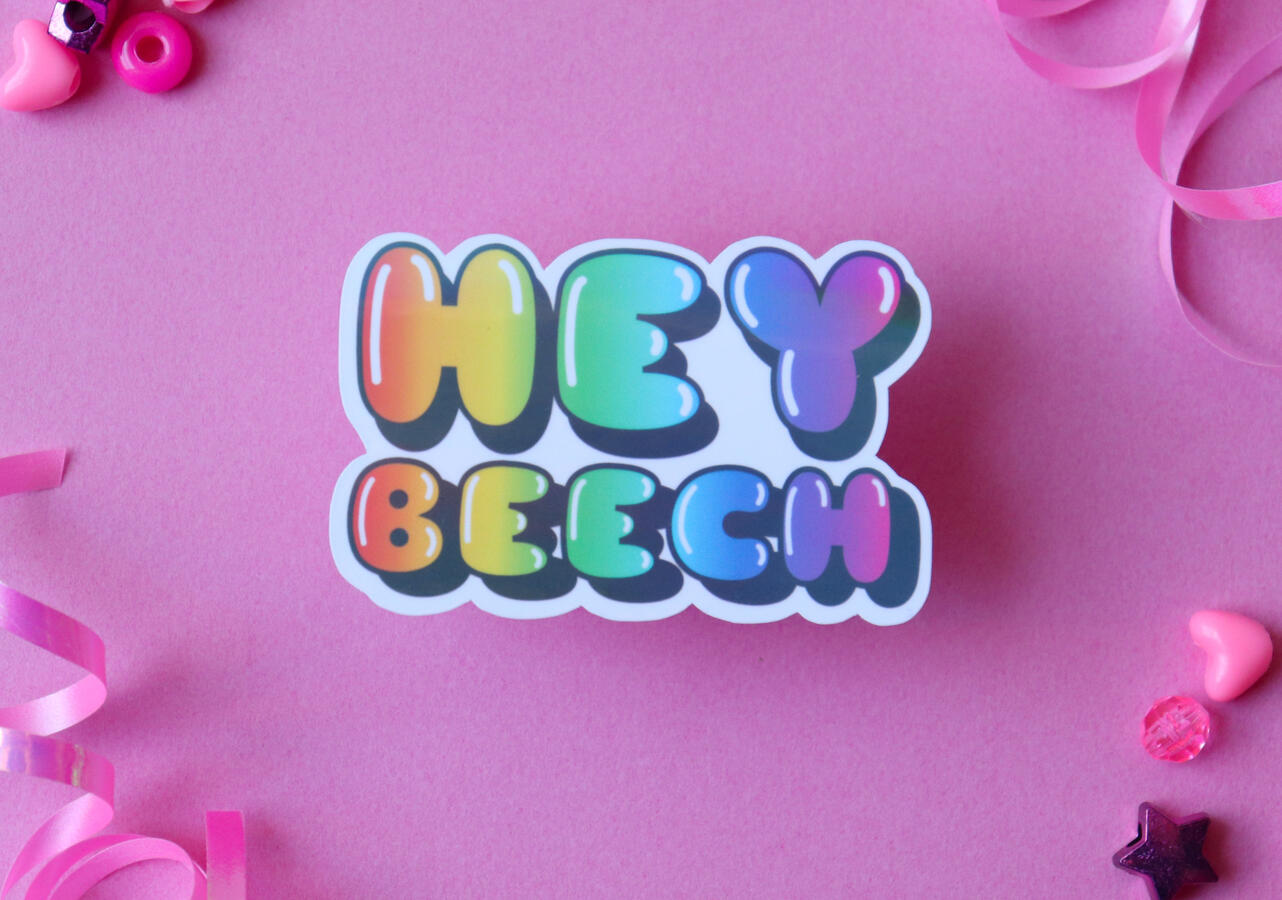 Hey Beech Jenna Marbles sticker