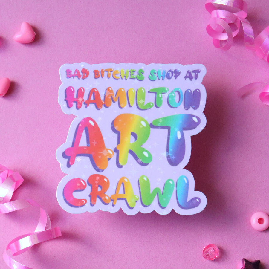 Hamilton Art Crawl Sticker