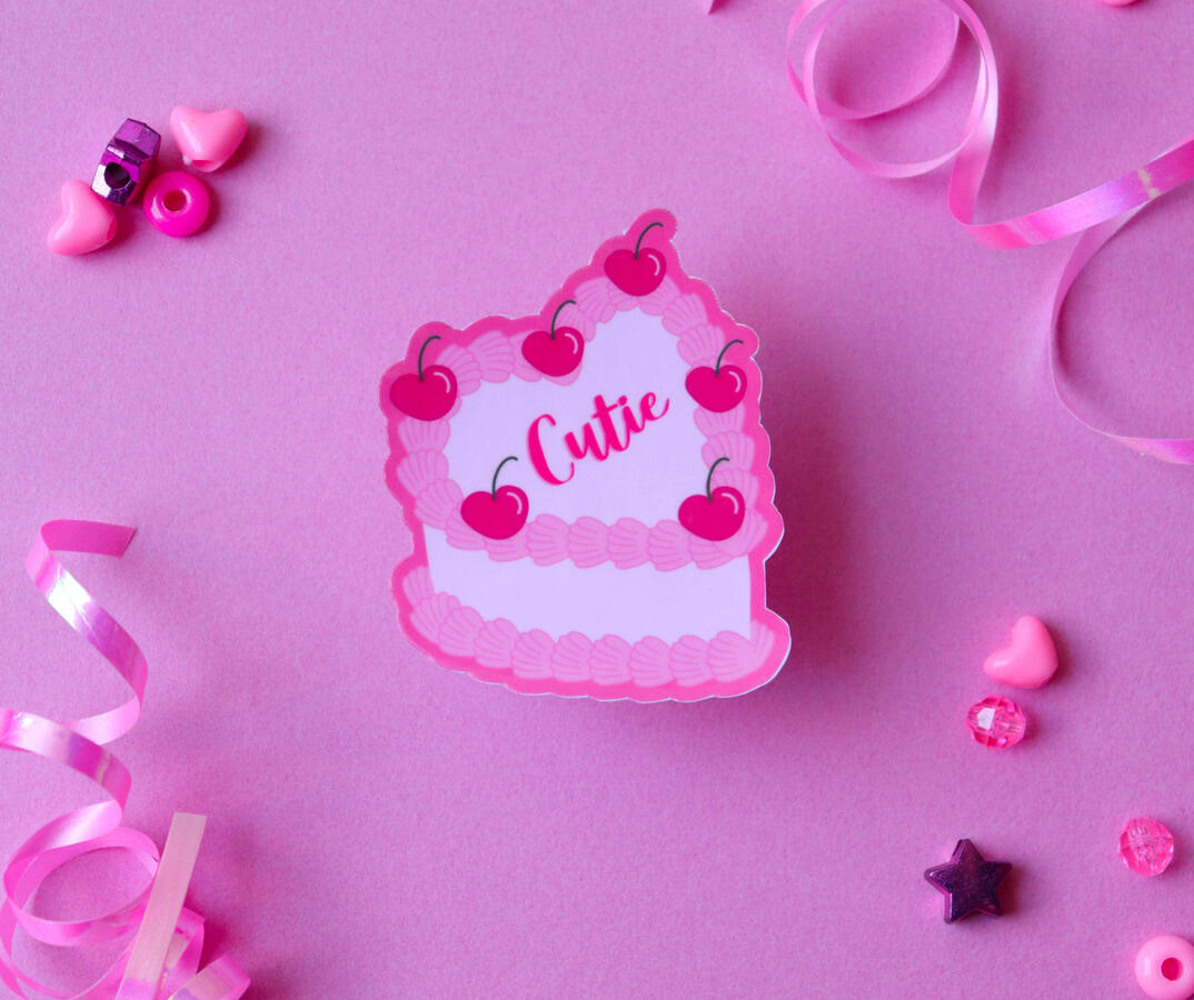 cutie cake sticker