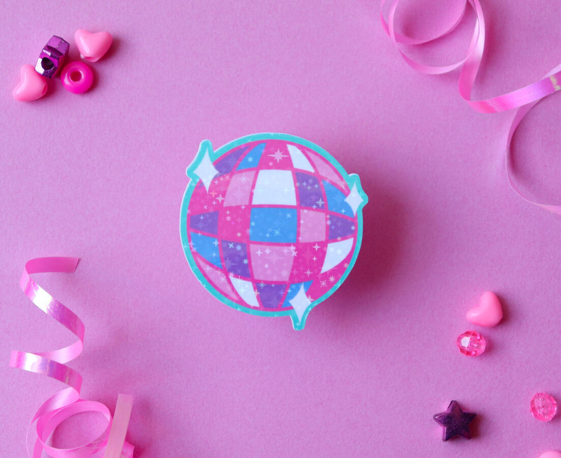 disco ball sticker