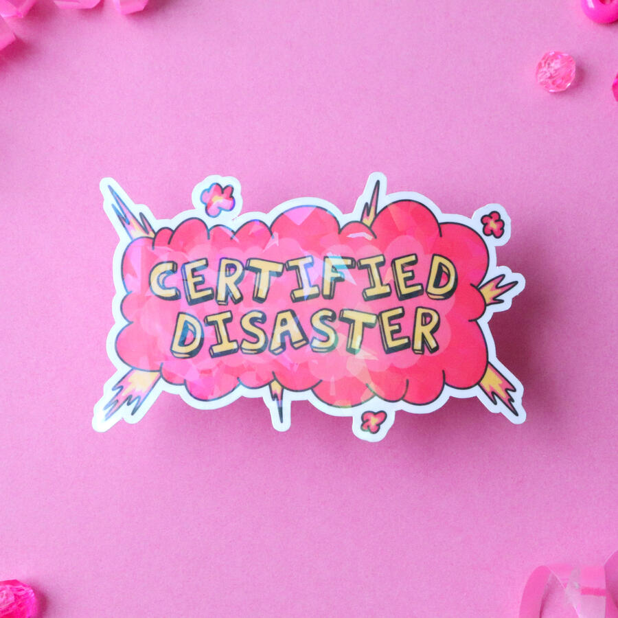 Certified Disaster Sticker
