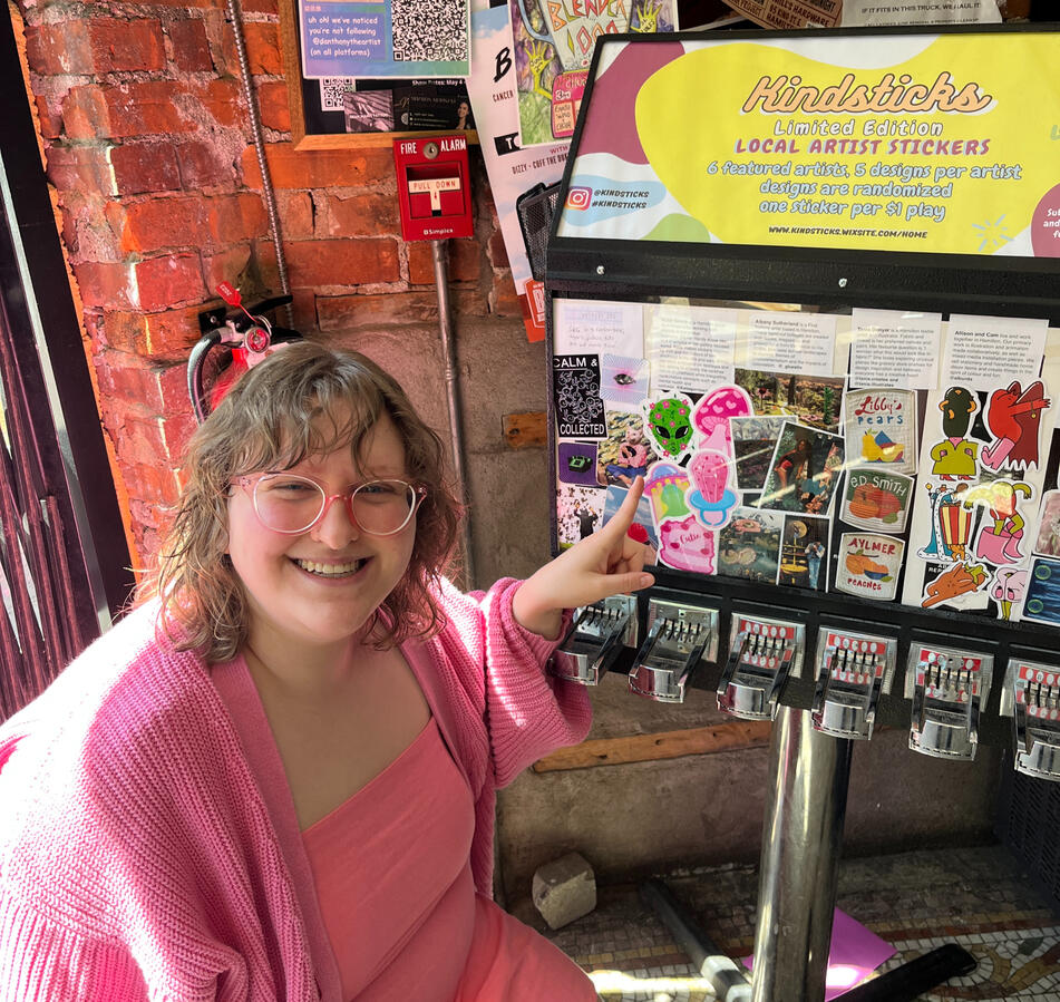 Kind Sticks Sticker Machine